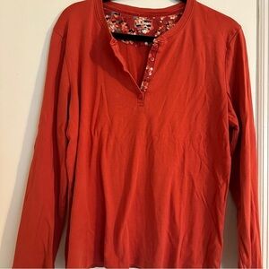 L.L. BEAN Henley Women XL Reg